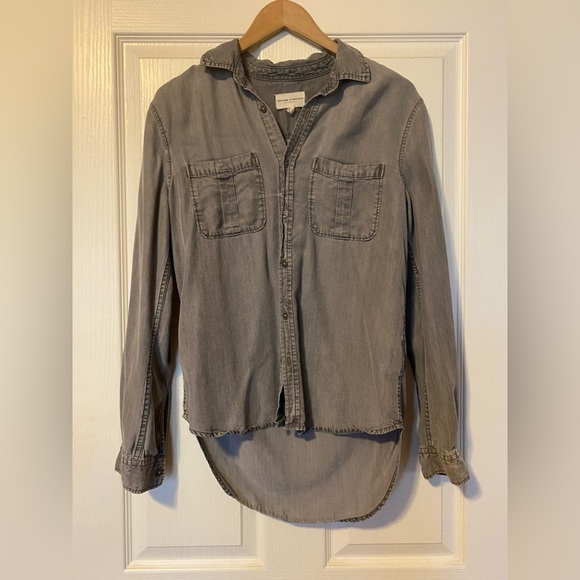 Articles of Society grey chambray shirt - Picture 2 of 4